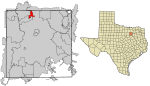 Dallas County Texas Incorporated Areas Addison highighted